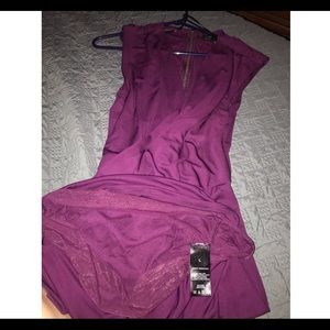 Robert Rodriguez Red Merlot Raven Sleeveless Dress